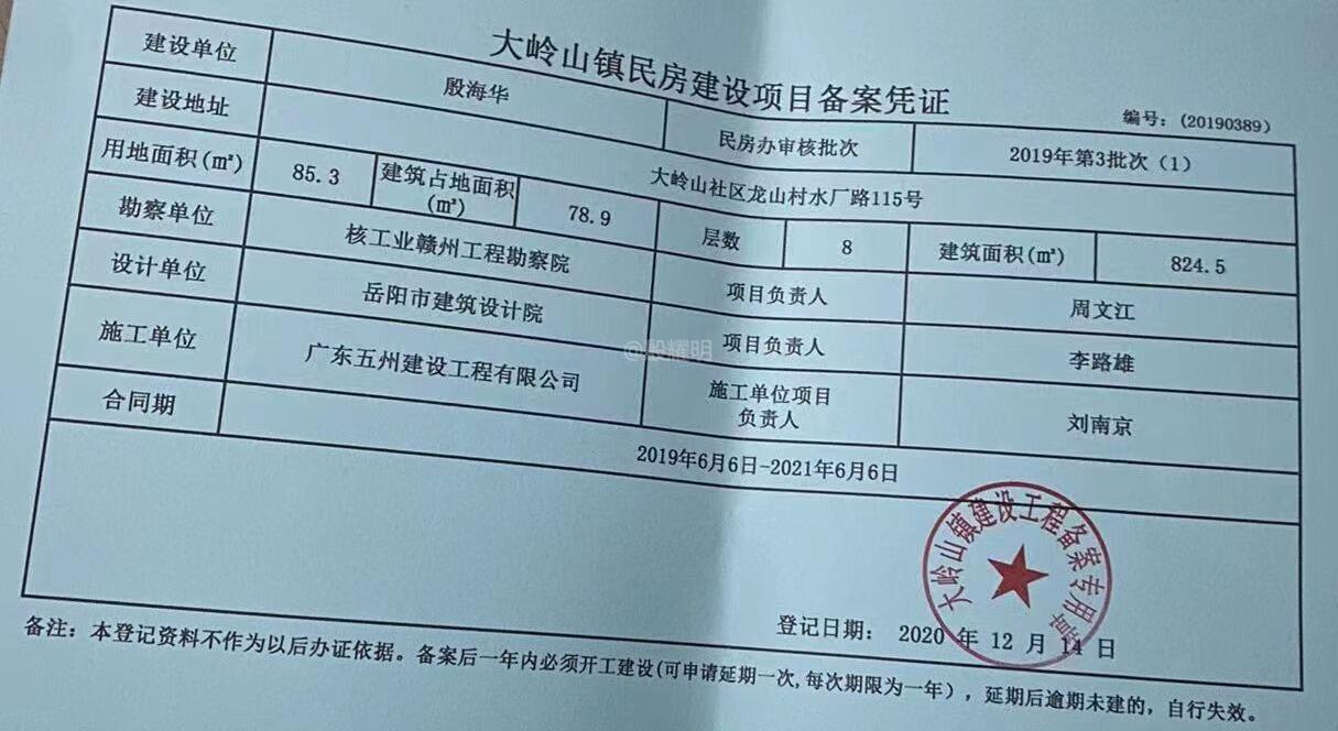 民房超面积违建