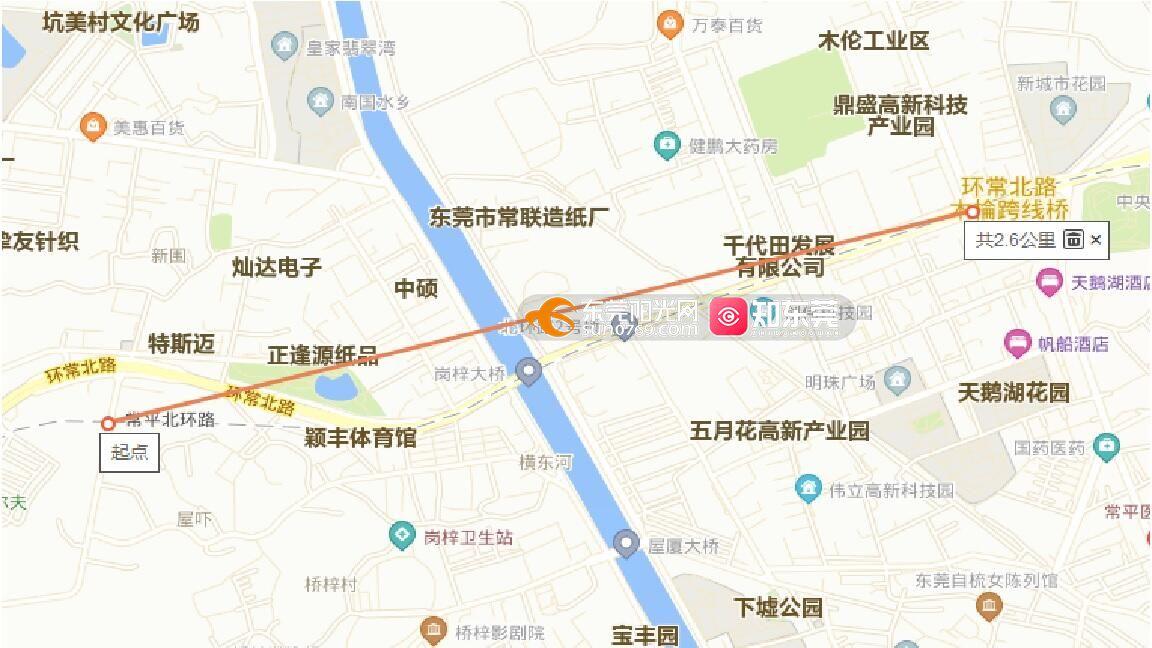 规划3号线在常平站和东莞东站之间增设站点建议