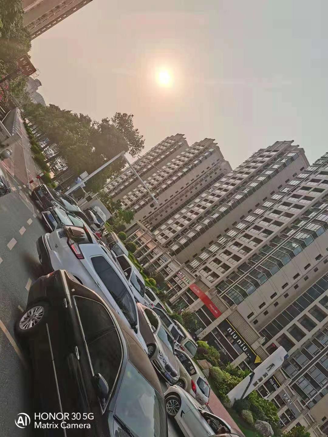 虎门镇新联社区高科一路湖山雅居与丰泰学校之间市政路随意停车造成