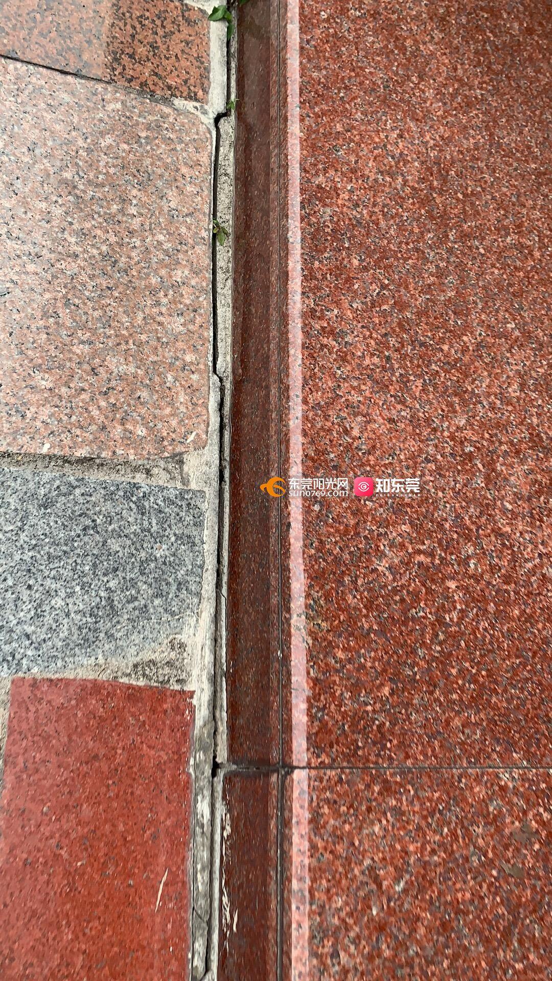 万江华美新村小区多家住户地基下沉问题