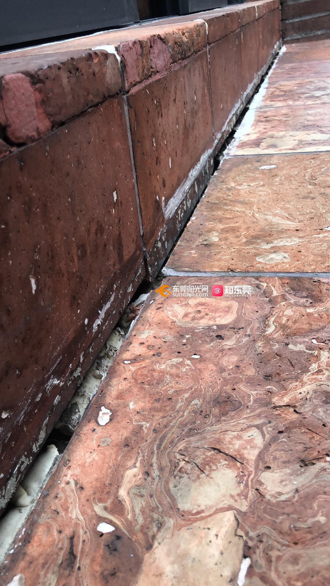 万江华美新村小区多家住户地基下沉问题