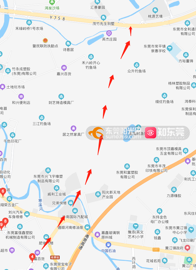 环莞快速路为东莞市域内快速路网重要一环,大朗上行大陂海河路段,南接