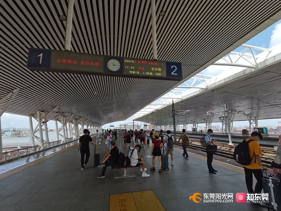 虎门高铁站:省外返莞乘客出站前1分钟可做完核酸采样
