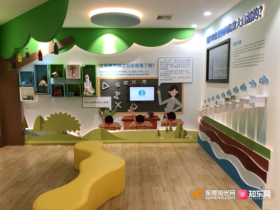 松山湖生活垃圾分类科普教育馆内的科普知识区.jpg
