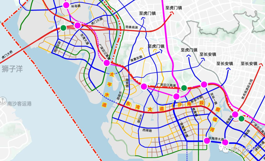 投資超18億元雙向8車道虎門南部將開建一條新的大道