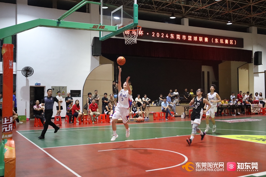 2024年东莞市篮球联赛(乙级)在东坑赛区火热开赛