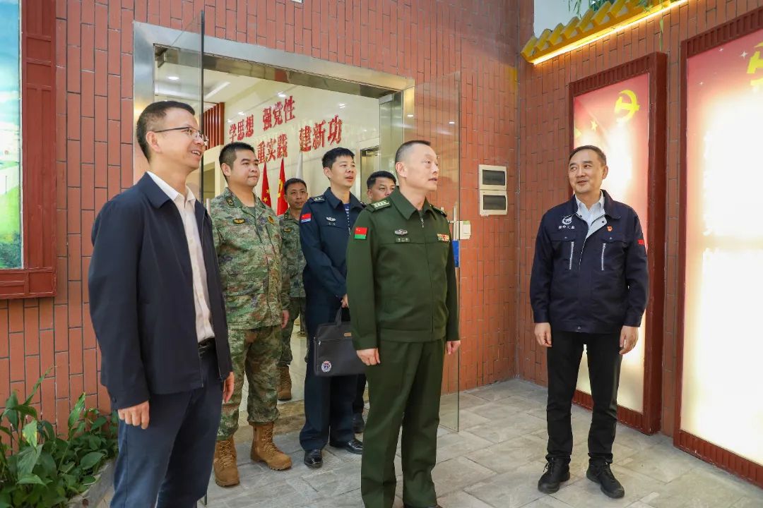 东莞军分区领导马广驰到桥头镇调研