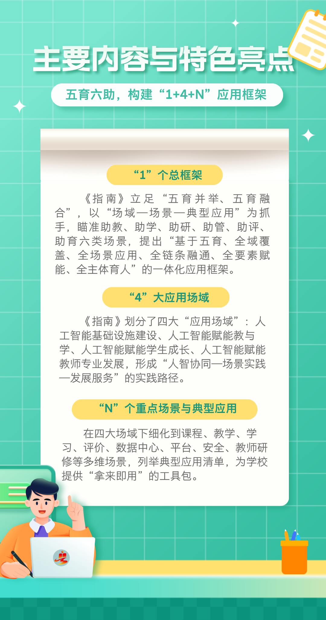 《广东省基础教育人工智能全域场景应用指南》重磅发布!