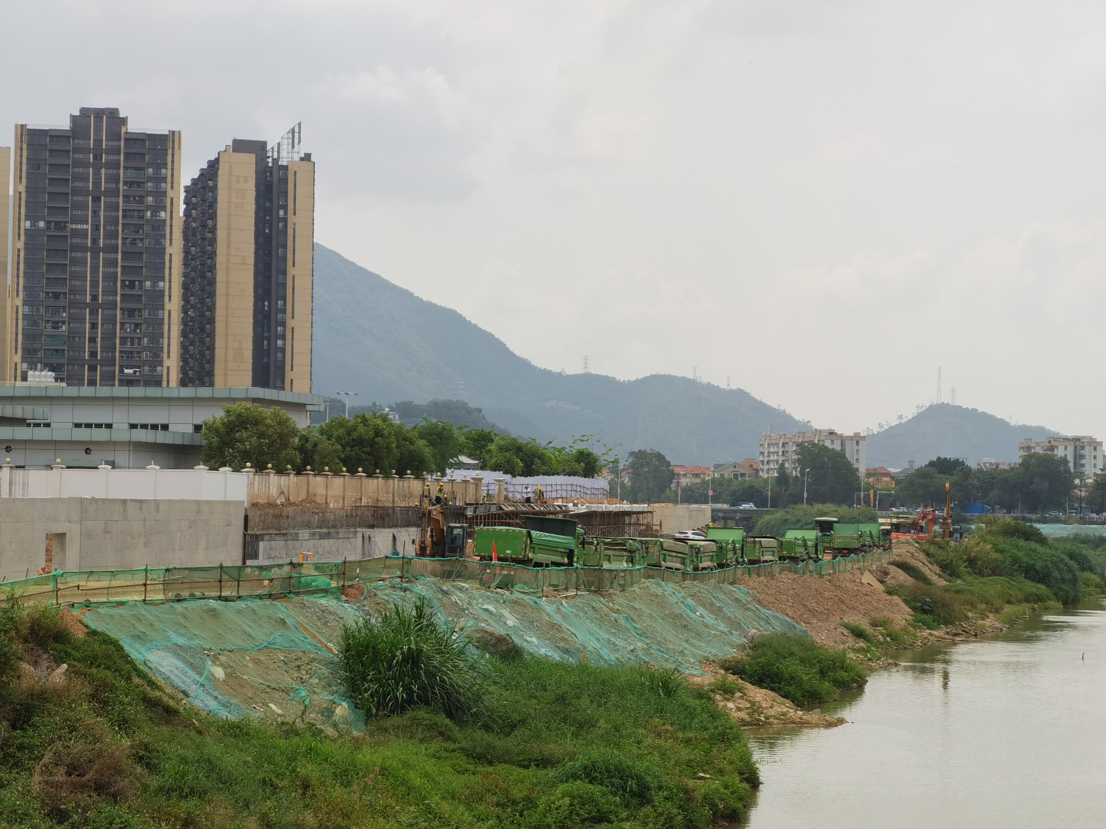 樟木头石马河景观工程图片