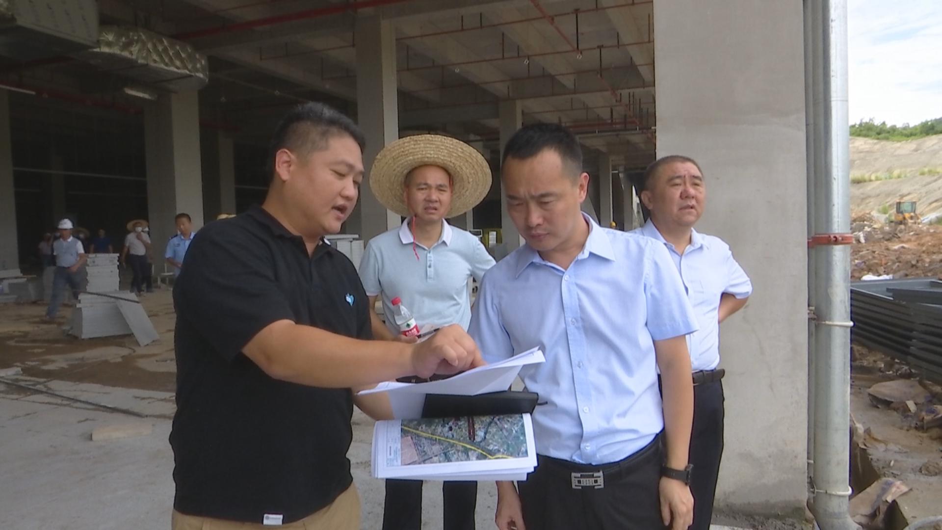 塘厦镇委副书记,镇长任奎率队调研东莞南站建设情况_2021-09-01_17-19