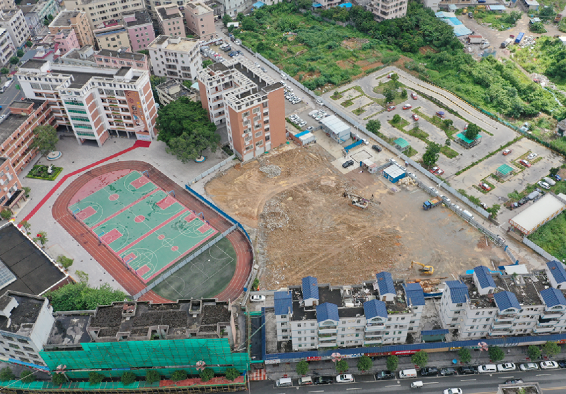 凤岗镇中心小学新校区图片