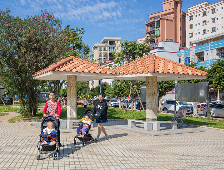 虎门居岐楼仔公园升级为口袋公园