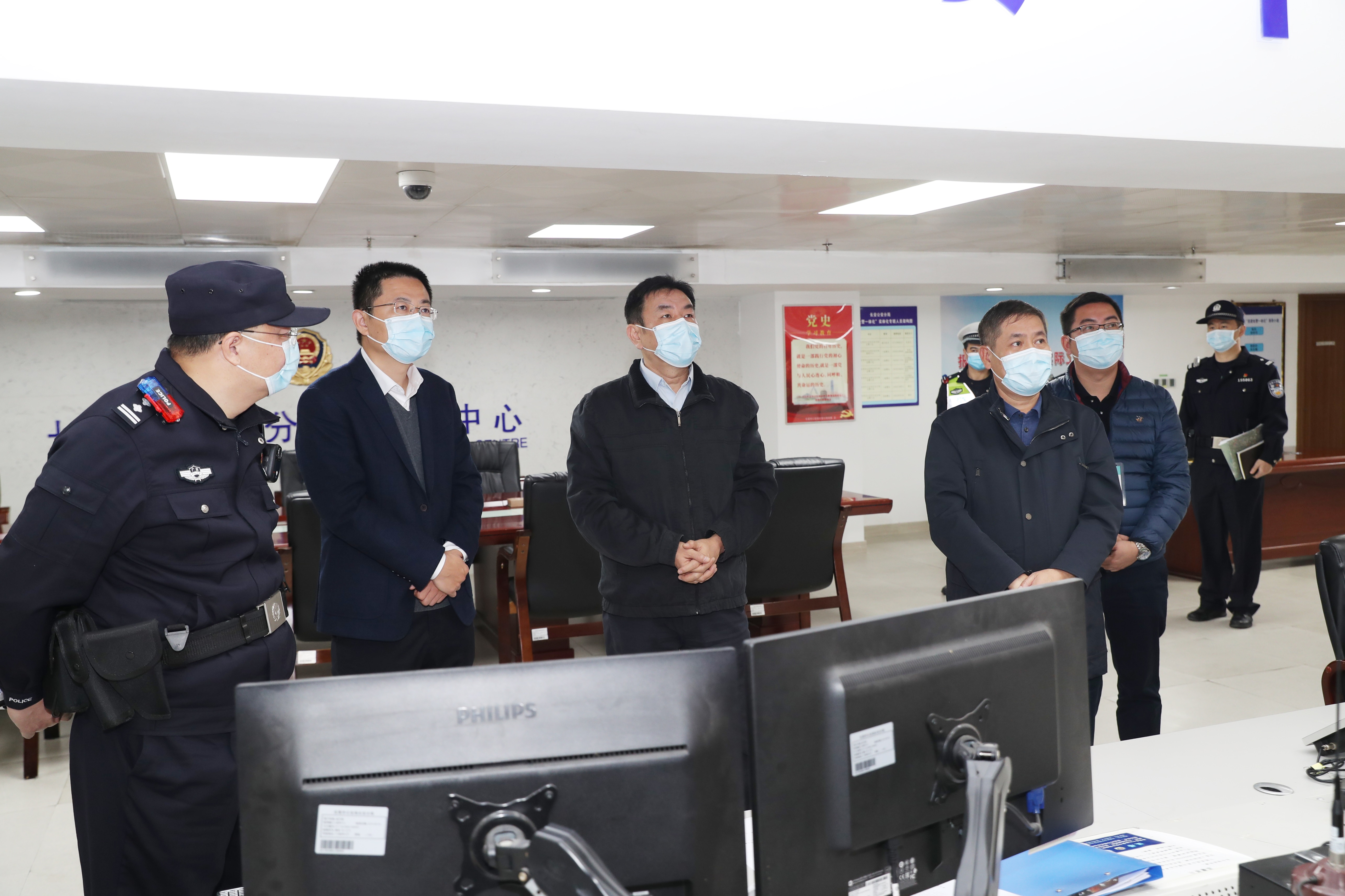 市委常委副市长刘光滨到长安督导大规模核酸检测工作