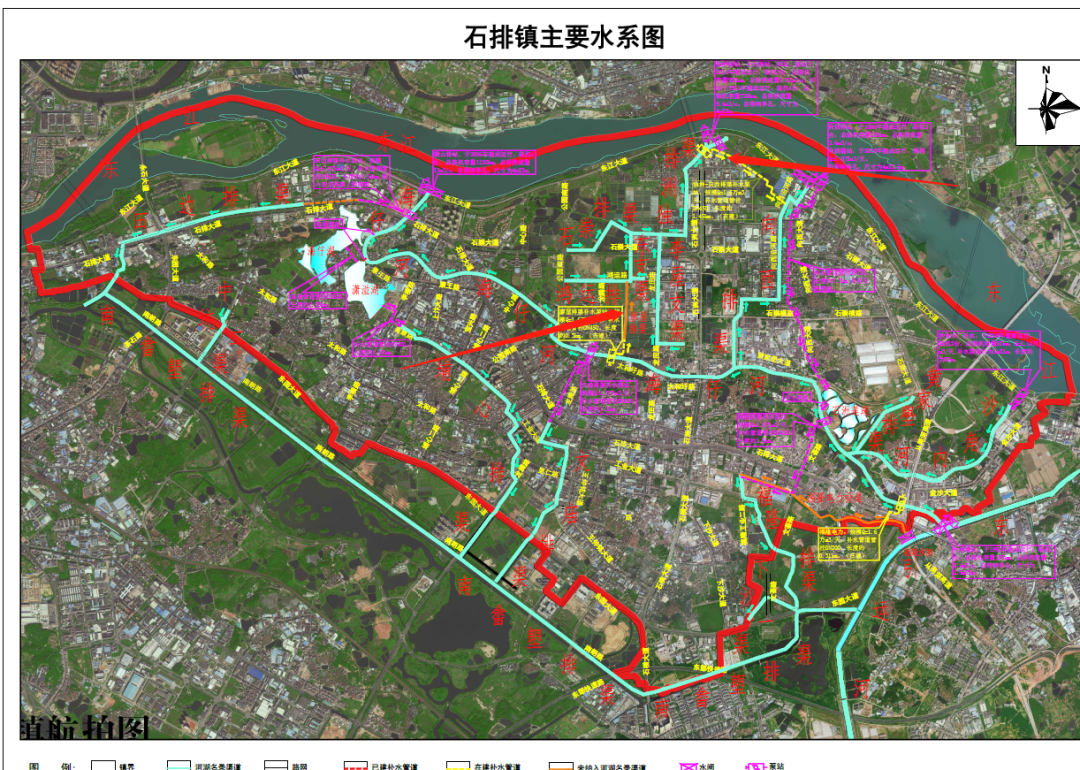 石排镇地图超清图片