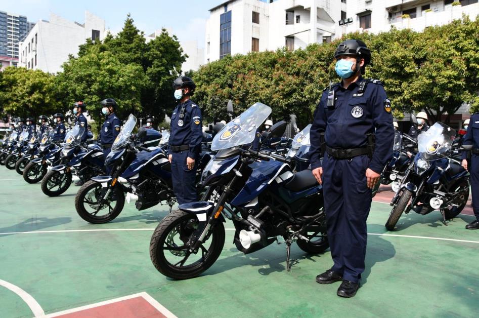 新增38辆警用摩托车投入使用进一步强化巡逻防控和打击犯罪力度